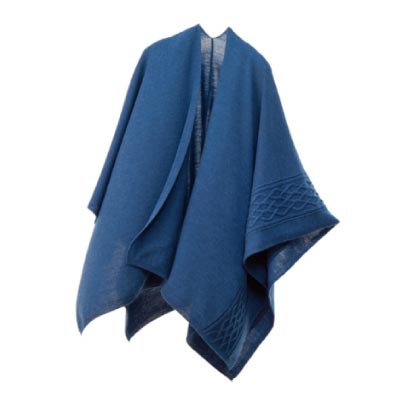 mino winter tate wool&cashmere ブルー